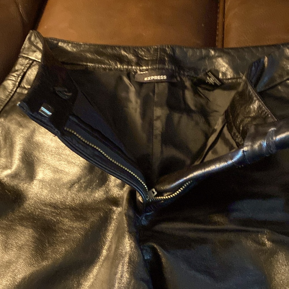 Express leather Jeans